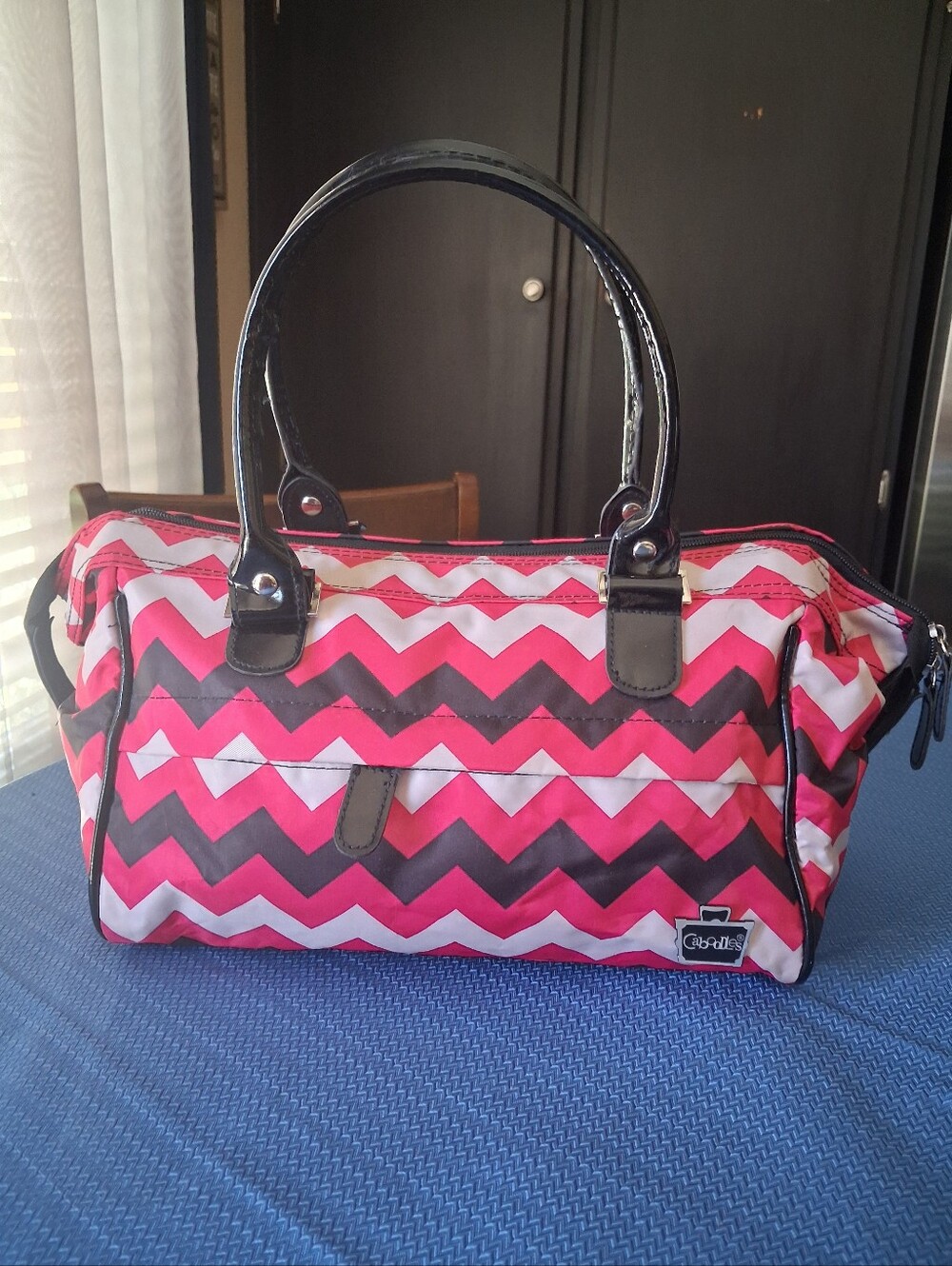 Caboodle Pink Chevron Travel Doctor Bag